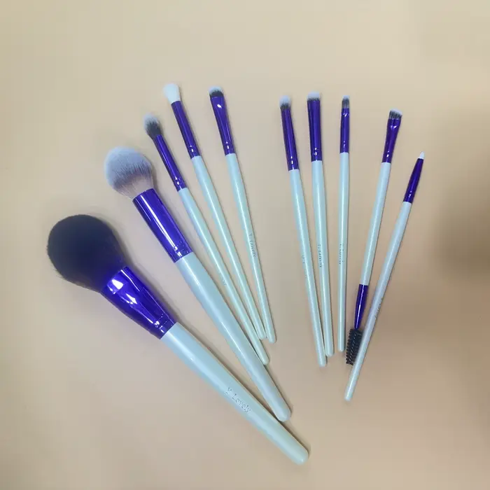 YLovely Man ly-Kit de pinceaux synthétiques super doux avec manche en bois, outil de maquillage, far
