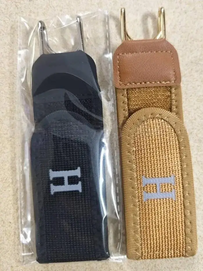 Ceinture élastique invisible sans boucle avec fermeture à crochet en métal durable, sangle de taille