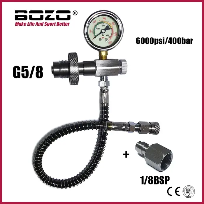 Connecteur de recharge HPA Big Gas DIN G5 pour station de remplissage d'air haute pression