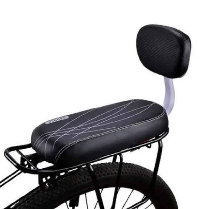 Selle de vélo enfant avec dossier en cuir PU pour vélos de route et VTT occasions spéciales sorties en famille trajets quotidiens