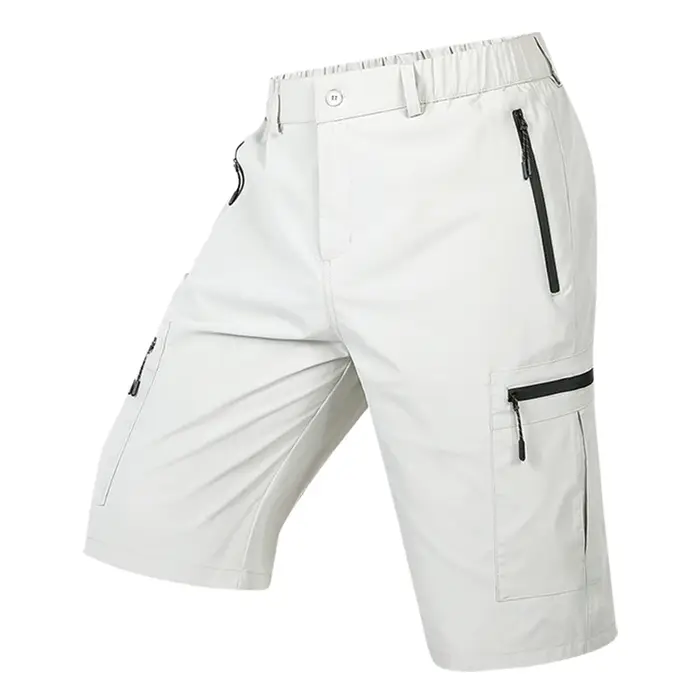 Shorts cargo d'été à séchage rapide pour hommes, shorts de travail légers multi-poches, imperméables