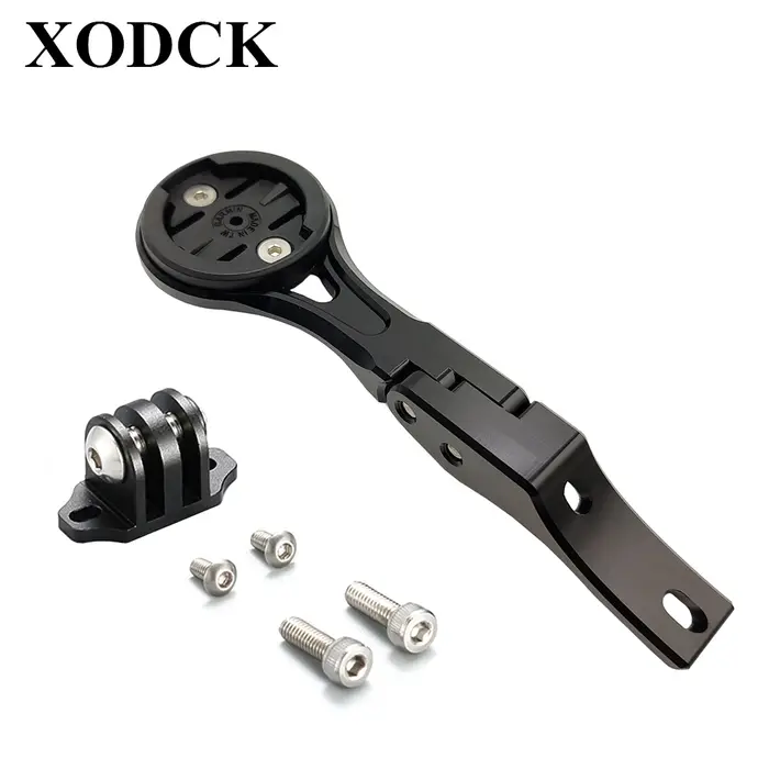 Support combiné Gopro pour vélo avant, pour Garmin Wahoo Bryton Campatible avec guidon Scott Foil Ad