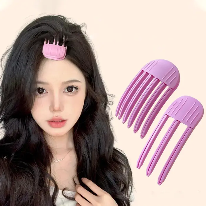 Épingle à cheveux moelleuse rouleau à cheveux friser frange Clips racines de cheveux volumisant pinc