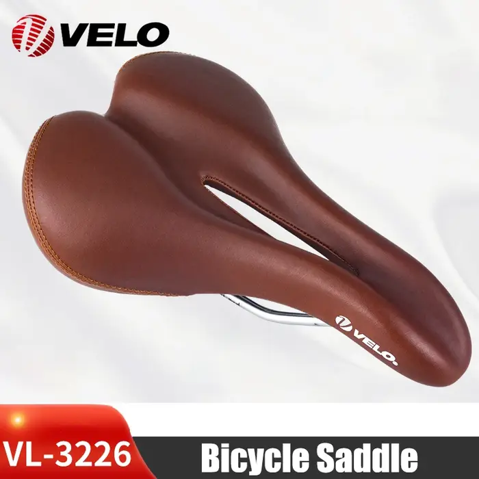 Selle de vélo VL-3226 confort PU cuir acier pour VTT route vélo de ville et gravel occasions spéciales