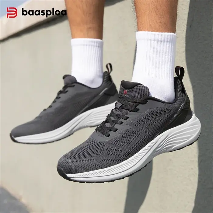 Baasploa hommes chaussures de course en plein air léger professionnel Jogging chaussures de sport mâ