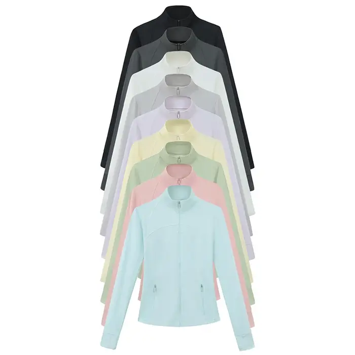 Veste à manches longues pour femmes, résistante aux UV, légère et respirante, pour la course à pied 