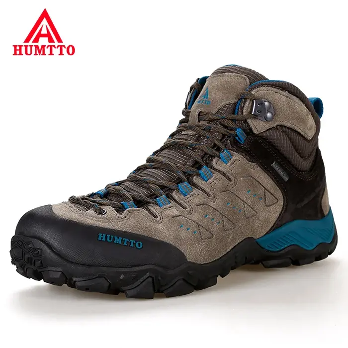 Chaussures randonnée cuir HUMTTO - Baskets imperméables homme femme trekking
