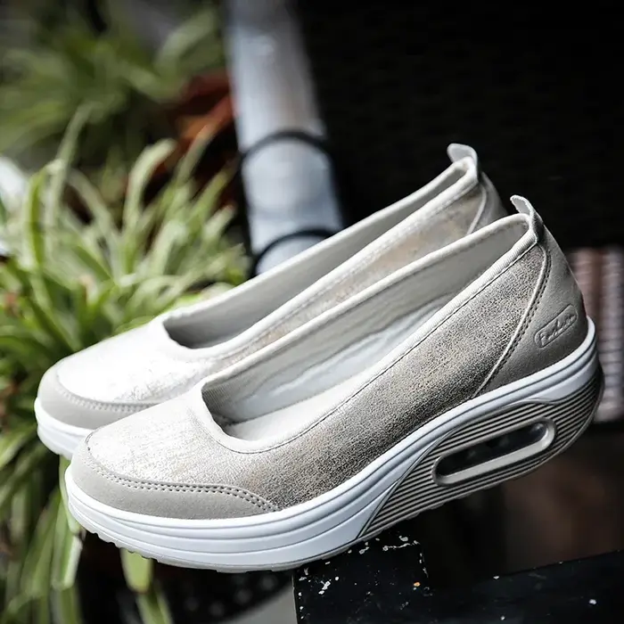 Mocassins femmes 2025 - Baskets décontractées sans lacets pour extérieur en grande taille