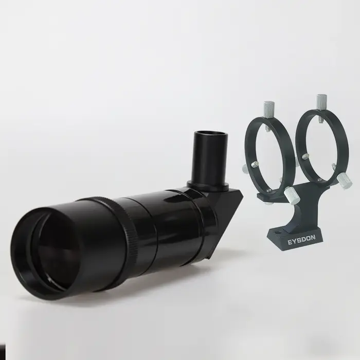 EYSDON 9x50mm portée de recherche d'image correcte à Angle droit OTA avec anneaux de guidage de serr