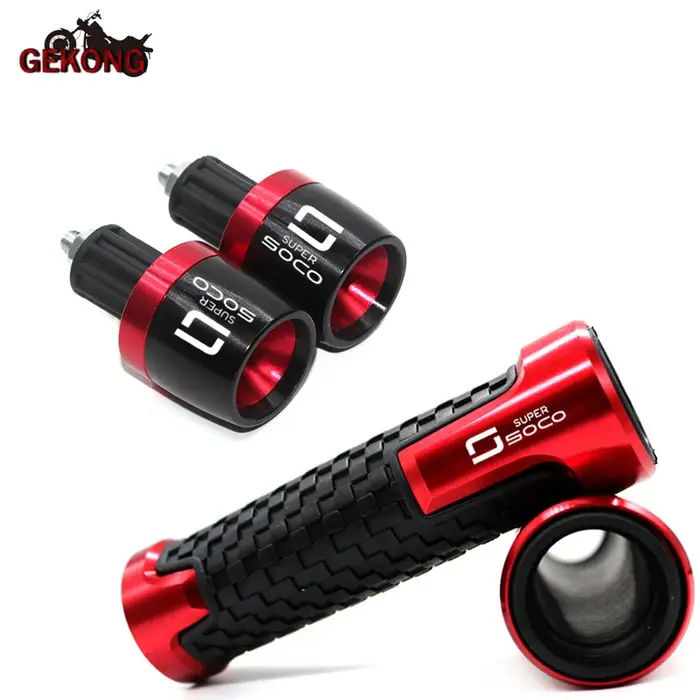 Pour SUPER SOCO CPX CUX TC 50/MAX/WANDER TS poignées de guidon de moto embout de barre de poignée