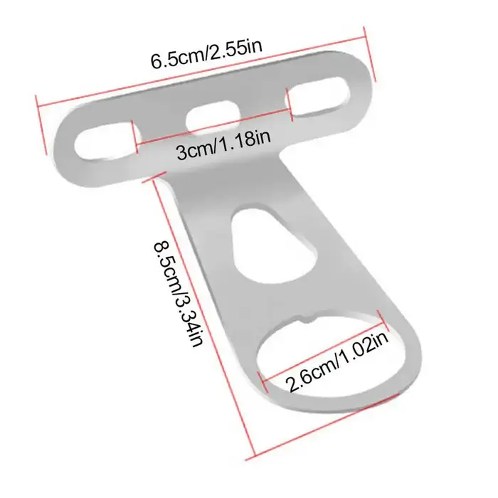 Support de panier de vélo, accessoire de Support de lampe avant et arrière, matériel de montage de p