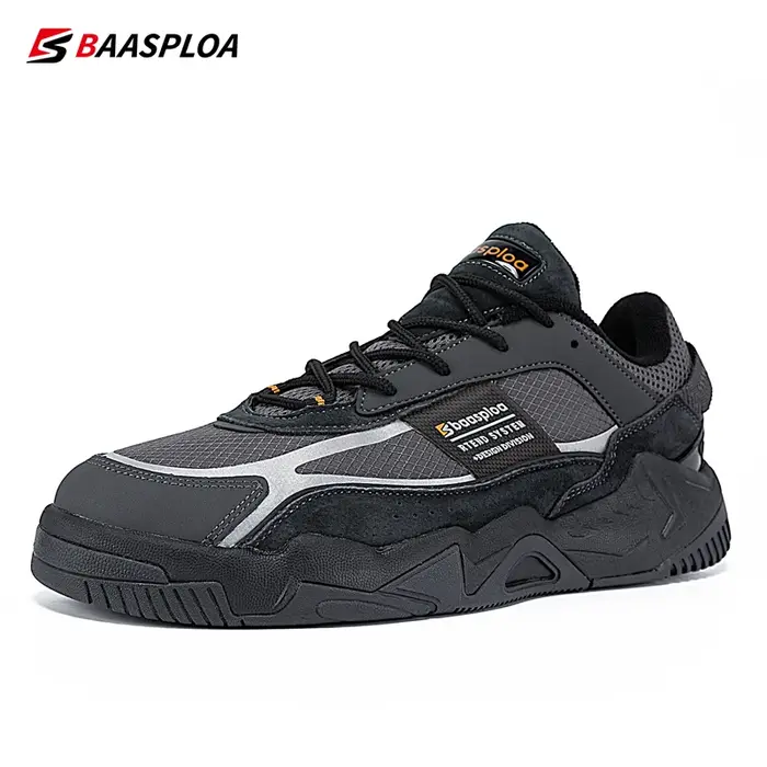 Baasploa-Chaussures décontractées pour hommes, baskets de marche imperméables, chaussures de tennis 