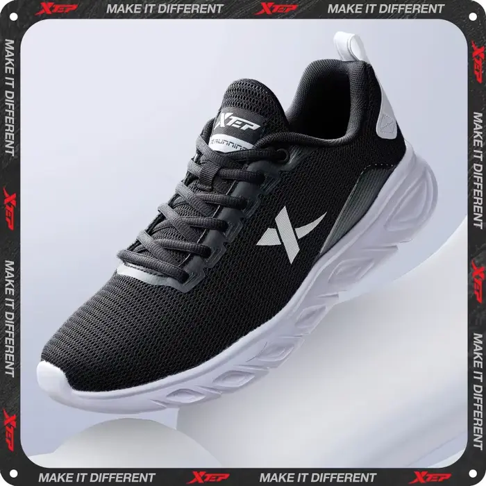 Xtep-Chaussures de course décontractées pour hommes, baskets de rue, chaussures de sport, coussin de