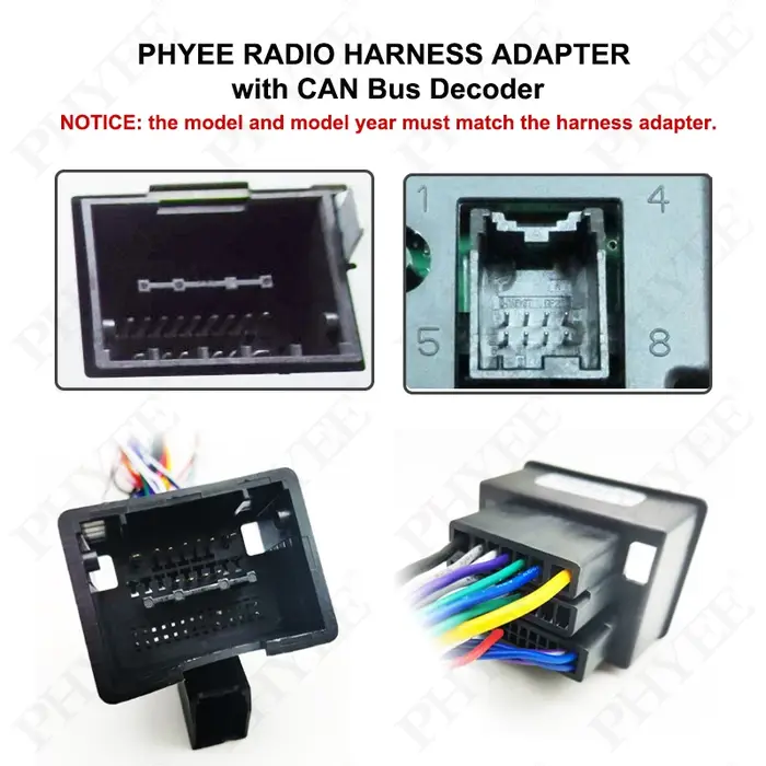 Adaptateur de faisceau de câbles CAN Bus, câble Android avec connecteur 16 broches, pour Chevrolet C
