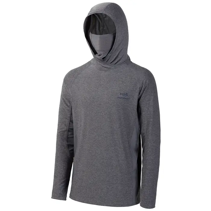 Bassdash UPF 50+ Chemise de pêche à manches longues pour homme avec masque, guêtre de cou UV, sweat 