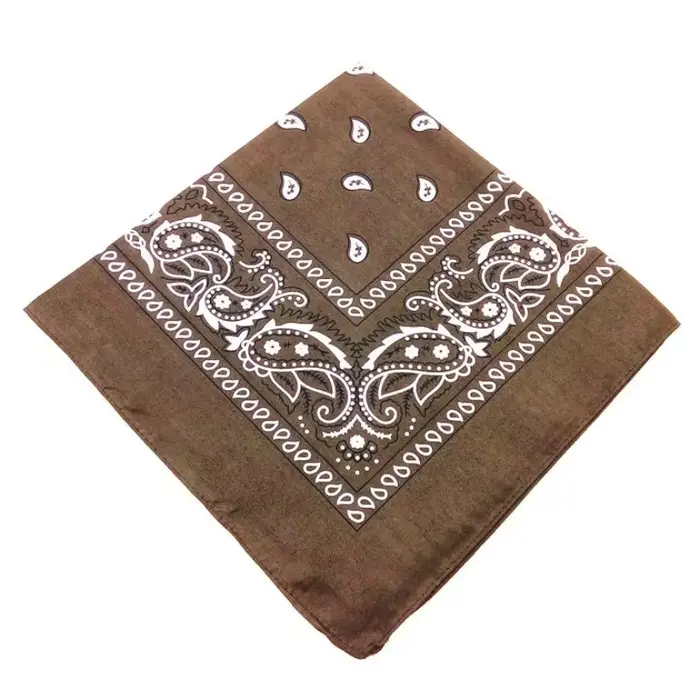 Unisexe hommes femmes Bandana bandeau Cowboy hommes motard sport chapeaux poignet bandeau simple fac