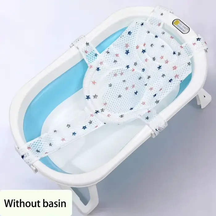 Filet de bain pour bébé, tapis pour enfants, nouveau-né, oreiller de baignoire réglable, coussin de 