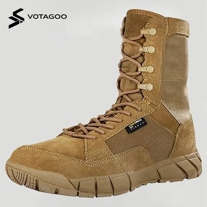 YEVHEV PAVEHAWK Bottes tactiques de 8 pouces pour hommes, bottes militaires légères et décontractées