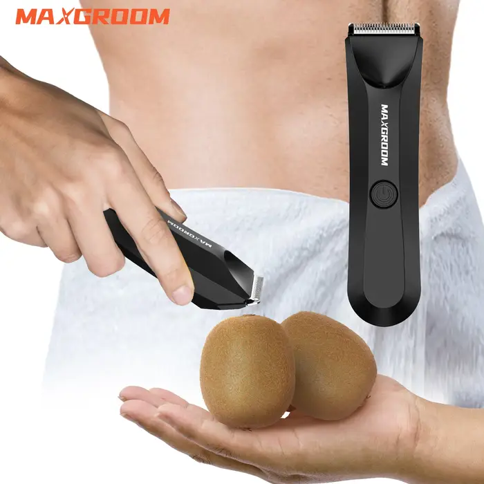 MAXGROOM corps tondeuse à cheveux rasoir pour hommes tondeuse à billes pour l'aine pubienne lame en 