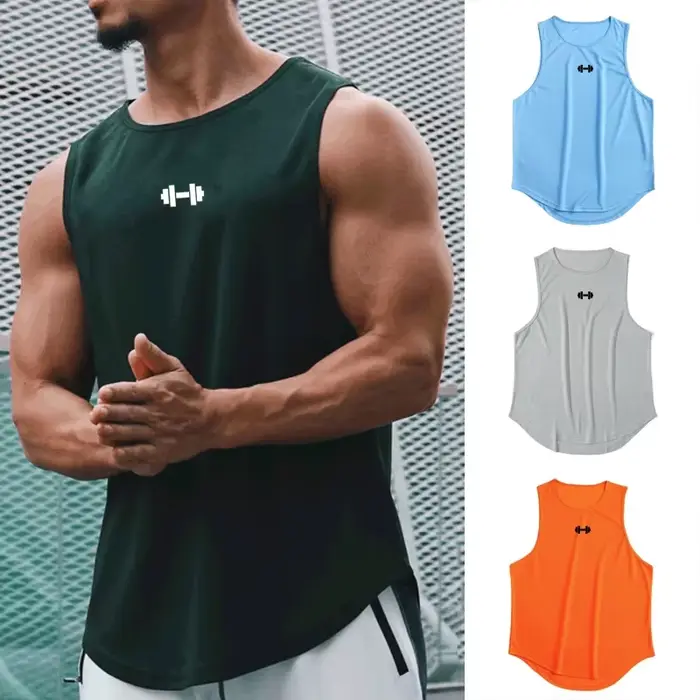 Débardeur de course d'été homme - Sans manches à séchage rapide pour musculation et basket