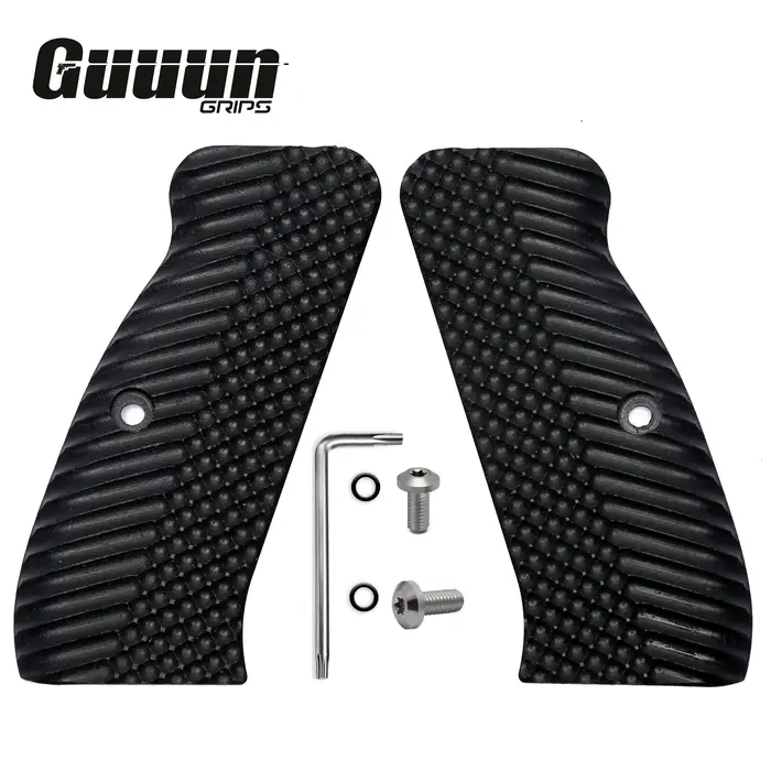 Guuun G10 CZ 75 Poignées pour SP-01 CZ pleine grandeur OPS DulBergamo 8 options de documents