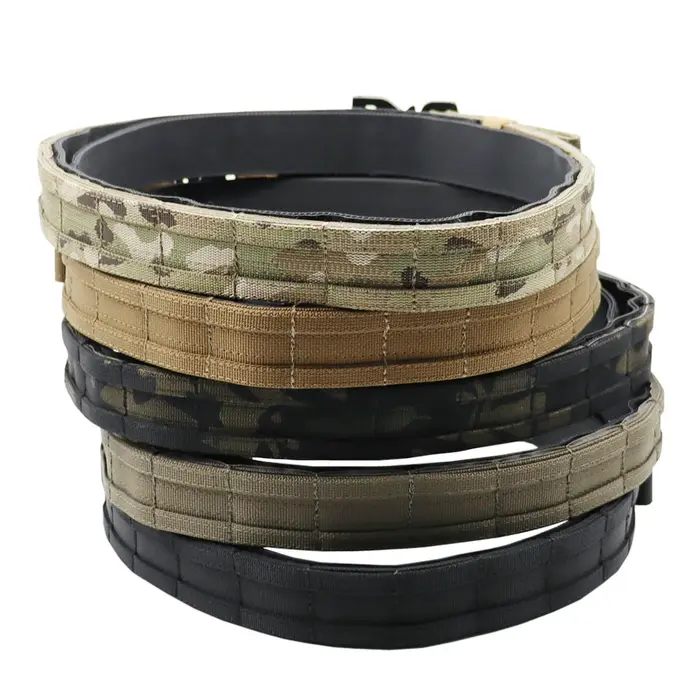 Ronin Style 1.5 pouces ceinture tactique à dégagement rapide boucle en métal chasse Molle ceinture d