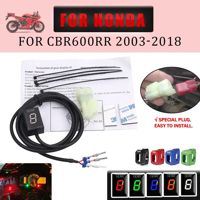 Indicateur de vitesse ECU pour moto Honda, accessoires pour modèles CBR600RR CBR 600 RR CBR 600RR CB