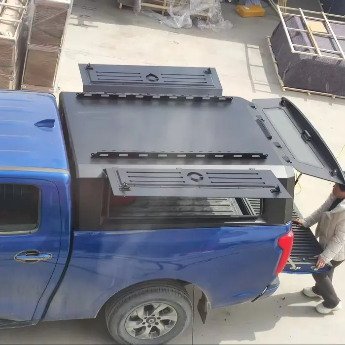 Couvercle de Tonneau pour camion pick-up à 3 portes, en aluminium robuste, pour Ford F150/Toyota Hil