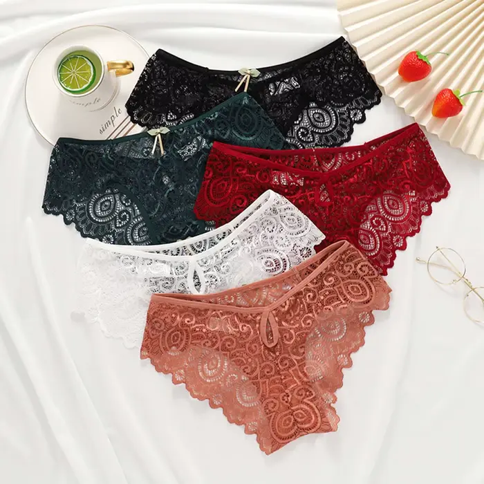 Sous-vetements Sexy Taille Haute Ajouré Confortable Pour Femmes Occasions Speciales