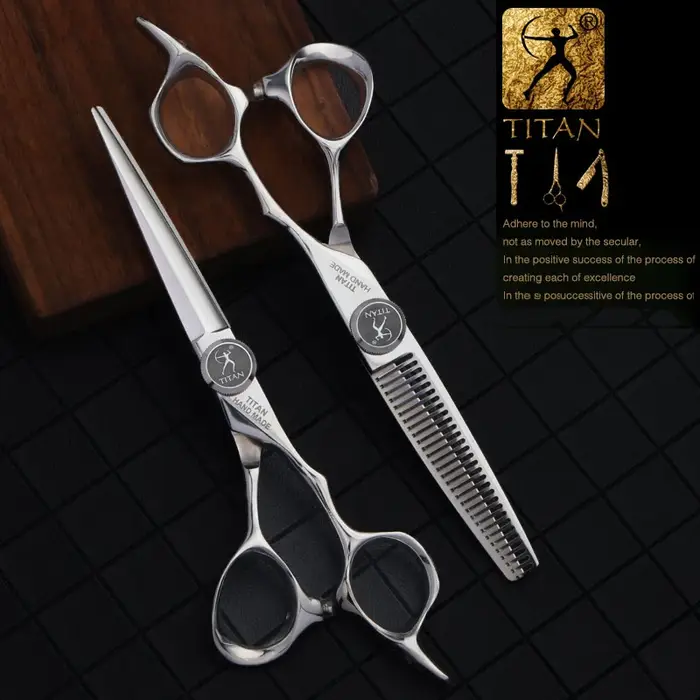 TITAN – ciseaux de coiffeur professionnels, ensemble de 5.5 6.0 pouces, en acier japonais 440c