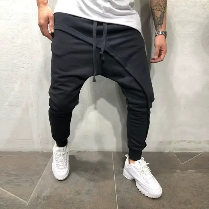Pantalon Cargo Streetwear pour Hommes Mode Urbaine Polyvalent Multi-Couleurs avec Poches Survêtement Occasions Spéciales