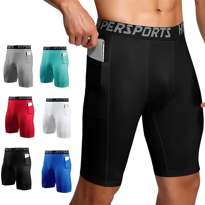 Shorts de compression hommes 2025 pour sport d'été - Leggings fitness et course respirants