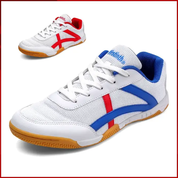 Chaussures tennis de table Virstinth légères unisexes - Baskets badminton professionnelles usure 2024