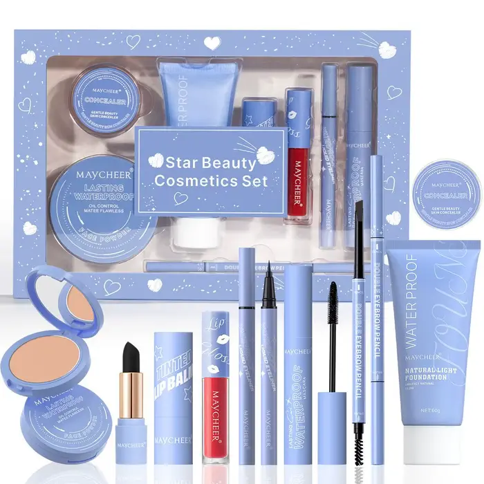 Ensemble de maquillage tout-en-un pour femme, kit de maquillage complet, cadeau comprenant correcteu