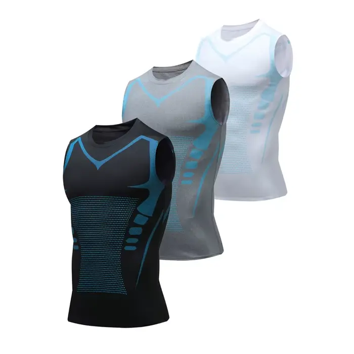 Débardeur compression homme musculation fitness - Haut sans manches séchage rapide gym