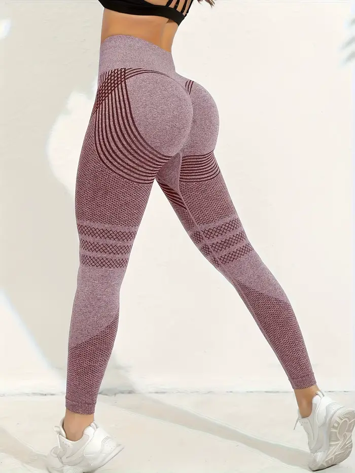 Leggings de sport à séchage rapide à haute élasticité, pantalons de yoga sans couture pour le levage