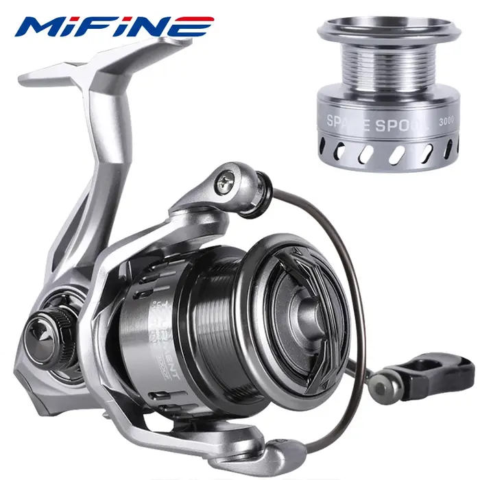 Moulinet de pêche MIFINE TOURMENT, résistance maximale de 8 kg, série 800-4000, 5.1:1, eau salée, ea