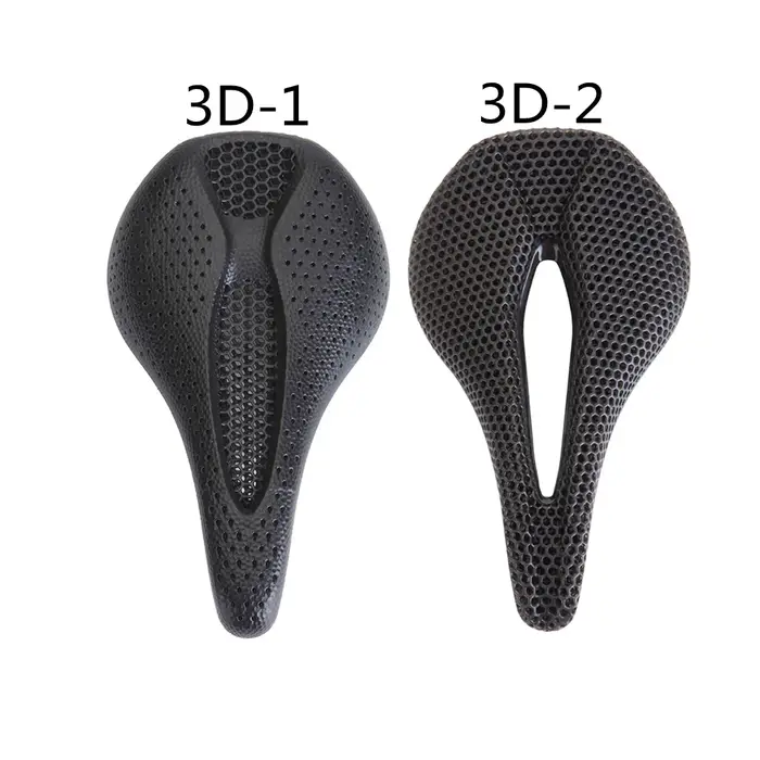 BALUGOE-Selle de vélo en carbone imprimée en 3D, siège de VTT confortable, coussin en accent d'abeil