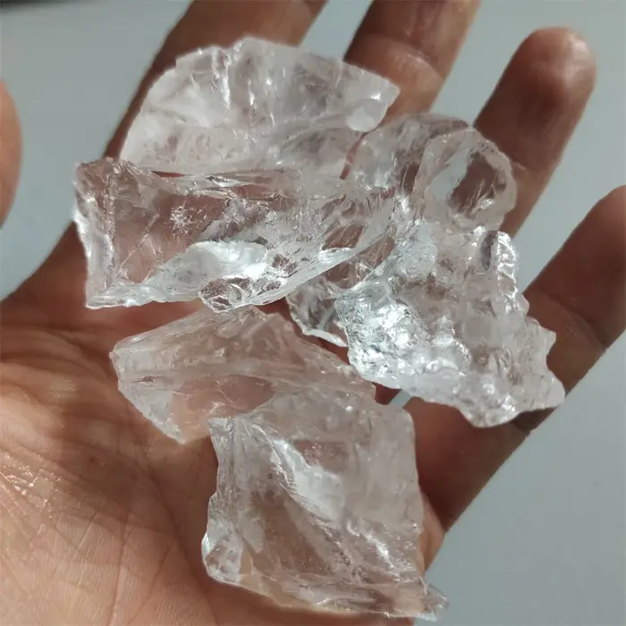 Pierre de Quartz claire naturelle, cristal de roche blanche, pierre de guérison brute et cristaux, d