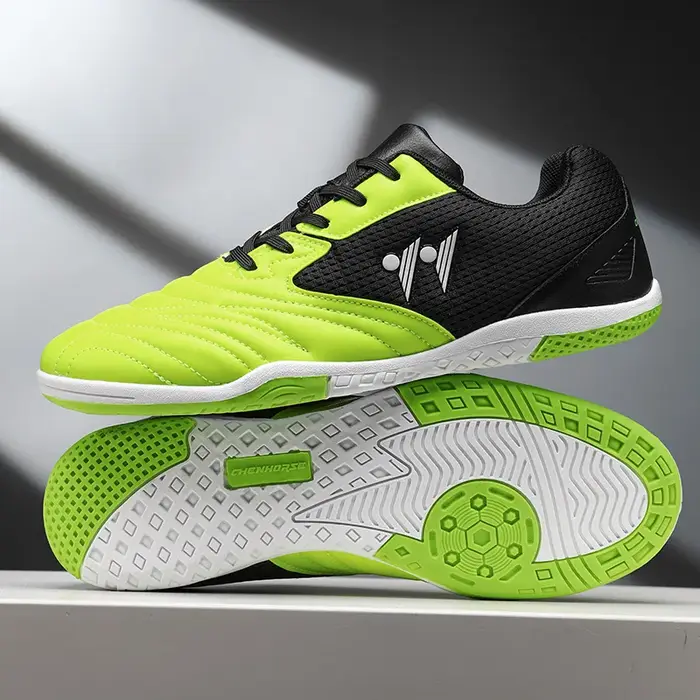 Chaussures de Football pour hommes, baskets de Futsal montantes, antidérapantes, de haute qualité, a