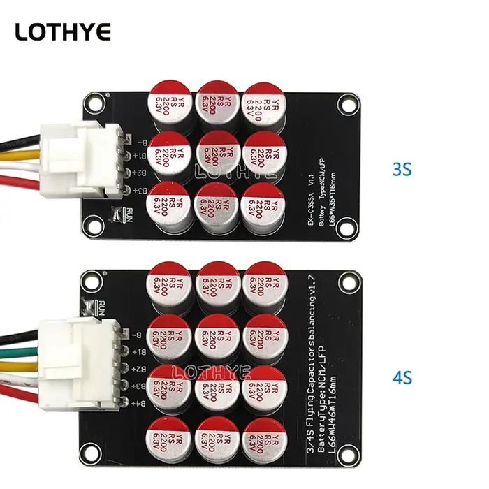 LOTHYE 3S 4S carte d'équilibrage d'égaliseur actif 5A batterie au Lithium Li-ion Lipo Lifepo4 LTO ba