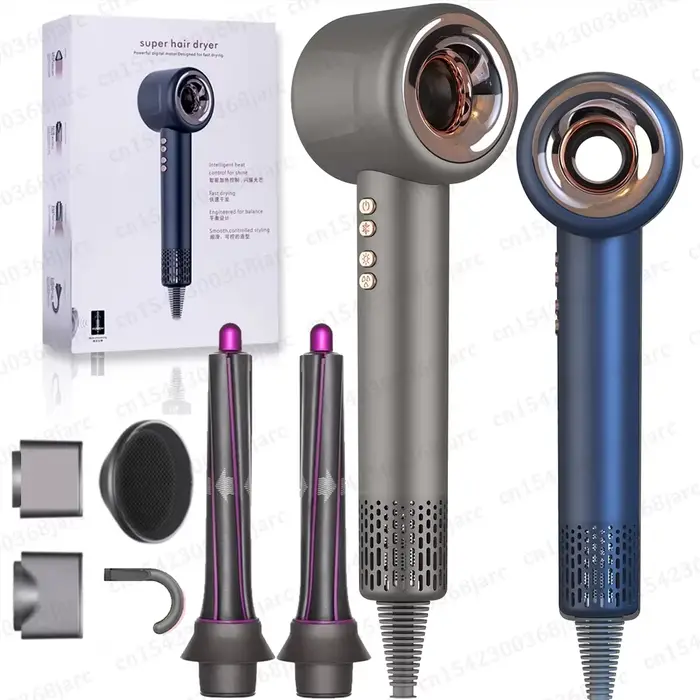 Super Hair Dryer sèche-cheveux électrique professionnel, sèche-cheveux sans feuilles, outil de salon