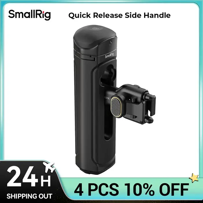 SmallRig-Poignée latérale à dégagement rapide, pour téléphone portable universel, pour iPhone série 