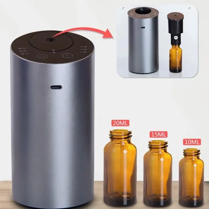 Diffuseur d'arômes électrique, nébuliseur de parfum pour voiture, diffuseur d'huiles essentielles, v