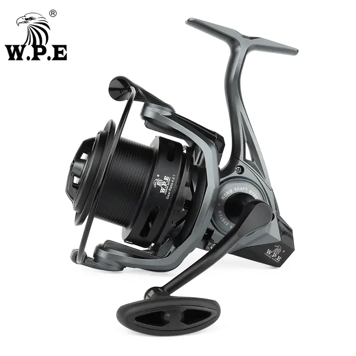 W.P.E EG moulinet de pêche Spinning 4500 5500 7 + 1 BBS 4.6:1 rapport de vitesse chargeur moulinet d