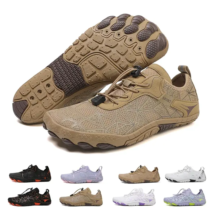 Chaussures de natation de plage d'été chaussures de pataugeoire en amont pieds nus pour hommes, chau