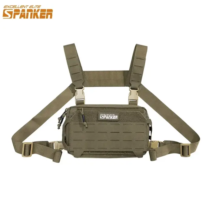 Sacs de poitrine tactiques gilet de chasse Camping en plein air sac à dos à bandoulière hommes sac d