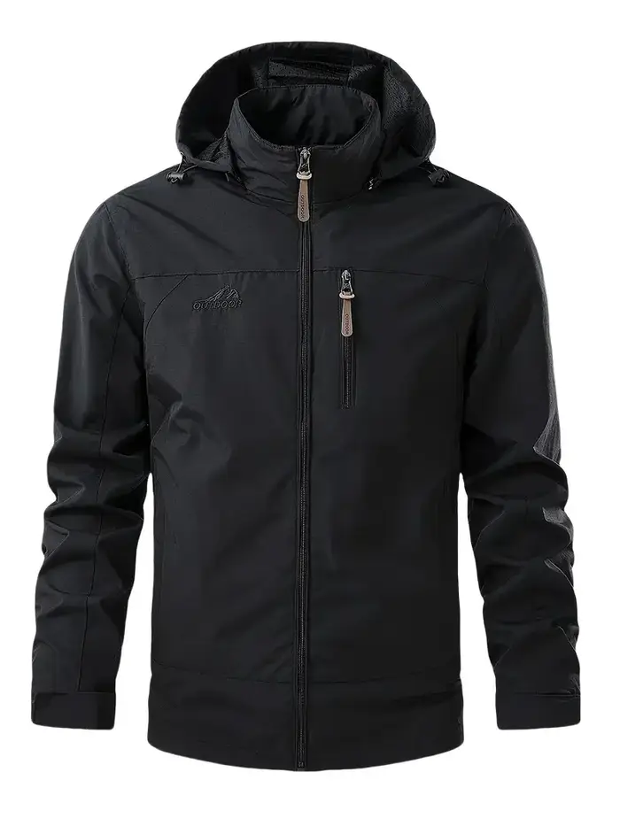 Nouvelle veste de pluie imperméable et coupe-vent légère à capuche pour homme, idéale pour l'escalad