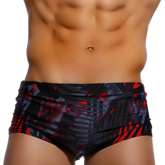 Maillot de bain homme push-up multicolore UXH - Boxer respirant sexy pour plage et natation