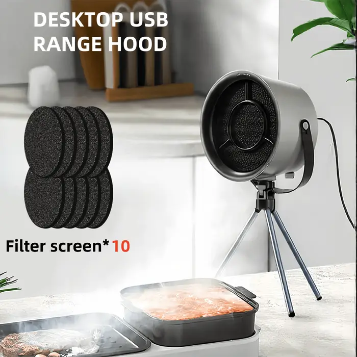 Nouvelles hottes de bureau USB, ventilateur d'extraction Portable alimenté par USB, petite hotte de 